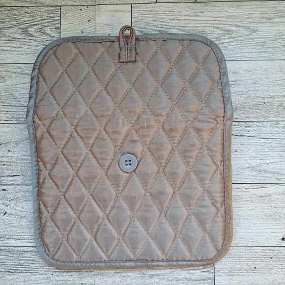 Brighton "Your True Color" Quilted Cosmetic Bag Travel Jewelry Pouch Purse 5x7" - Picture 2 of 9